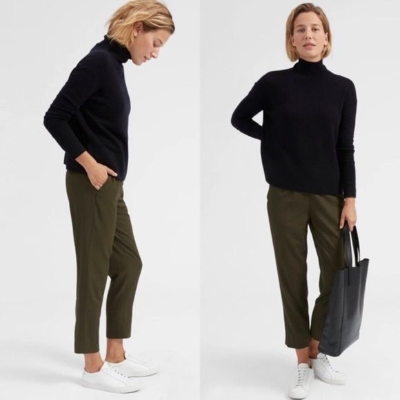 Everlane Pants - Everlane The Italian GoWeave Easy Pull On Pant 100% Wool Size 8